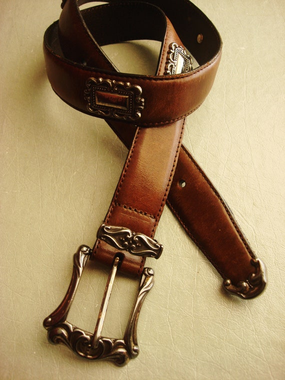 FOSSIL UNISEX CONCHO Belt - image 1