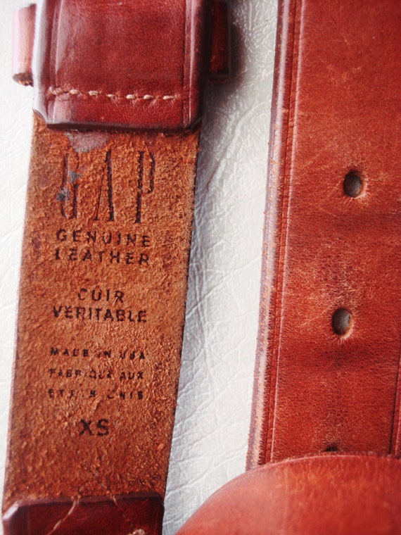 GAP LEATHER STITCH Mens - Etsy Australia