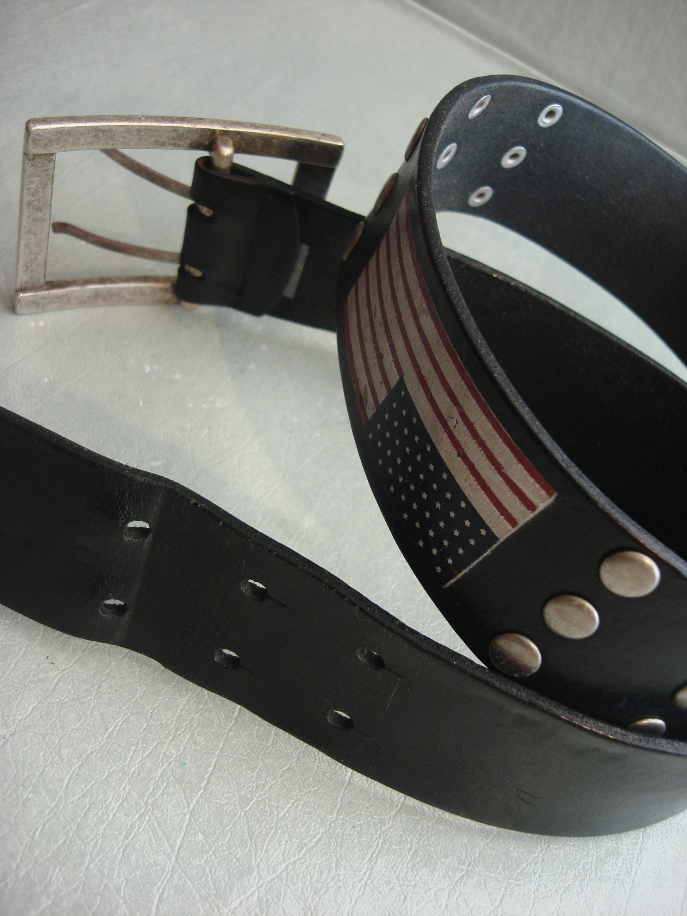 NINEWEST AMERICAN FLAG Belt - Etsy display picture 2