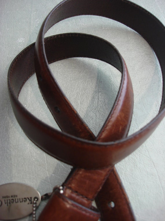 KENNETH COLE BROWN Belt - Etsy display picture 2