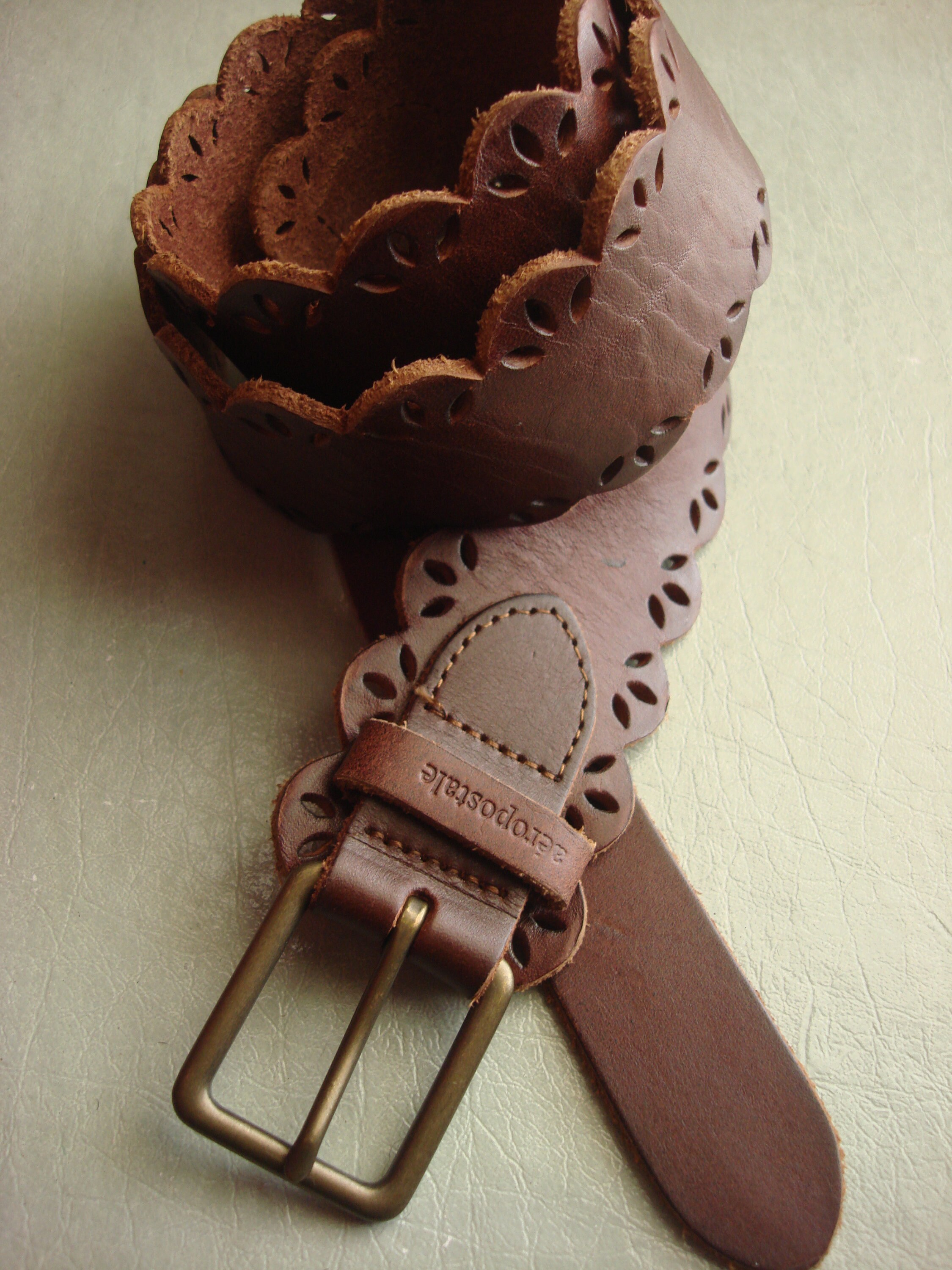 Aeropostale Genuine Leather Belt Aéropostale 100% Genuine Leather Belts for Women | Mercari main image 3