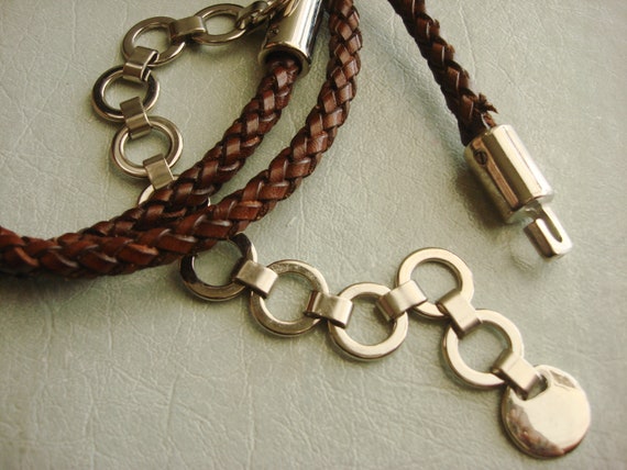 LEATHER ROPE & CHAIN Belt - image 3