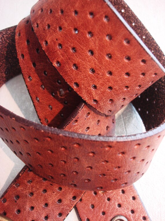 TAN LEATHER BELT Unisex - image 2