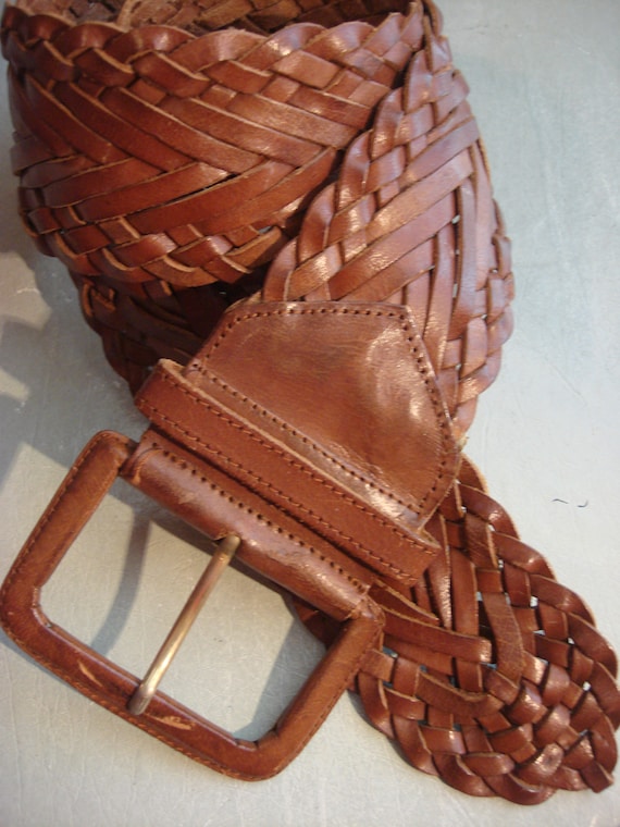 Ashton Brown Suede and Leather Wide Corset Cinch Belt