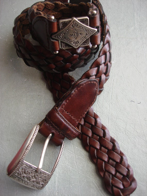 FOSSIL DARK BROWN Belt - Etsy Israel