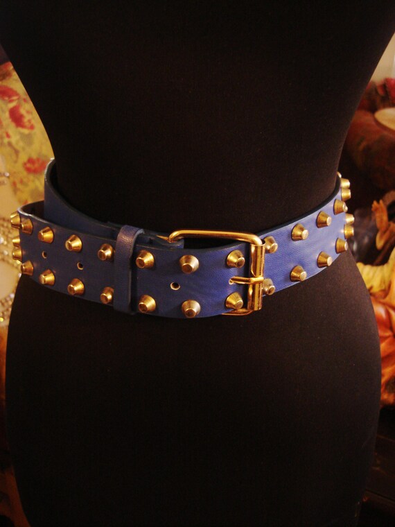 BLUE STUD BELT - image 5