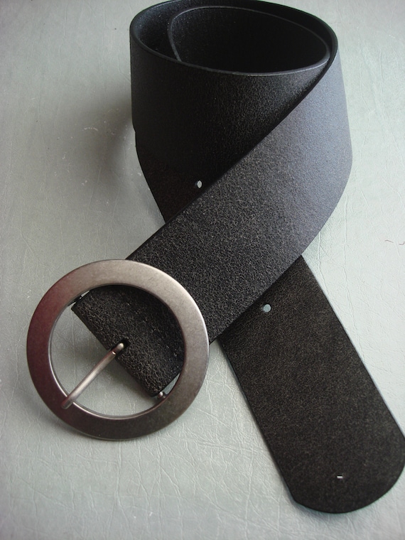 SMOKE GRAY CORSET Leather belt - image 1