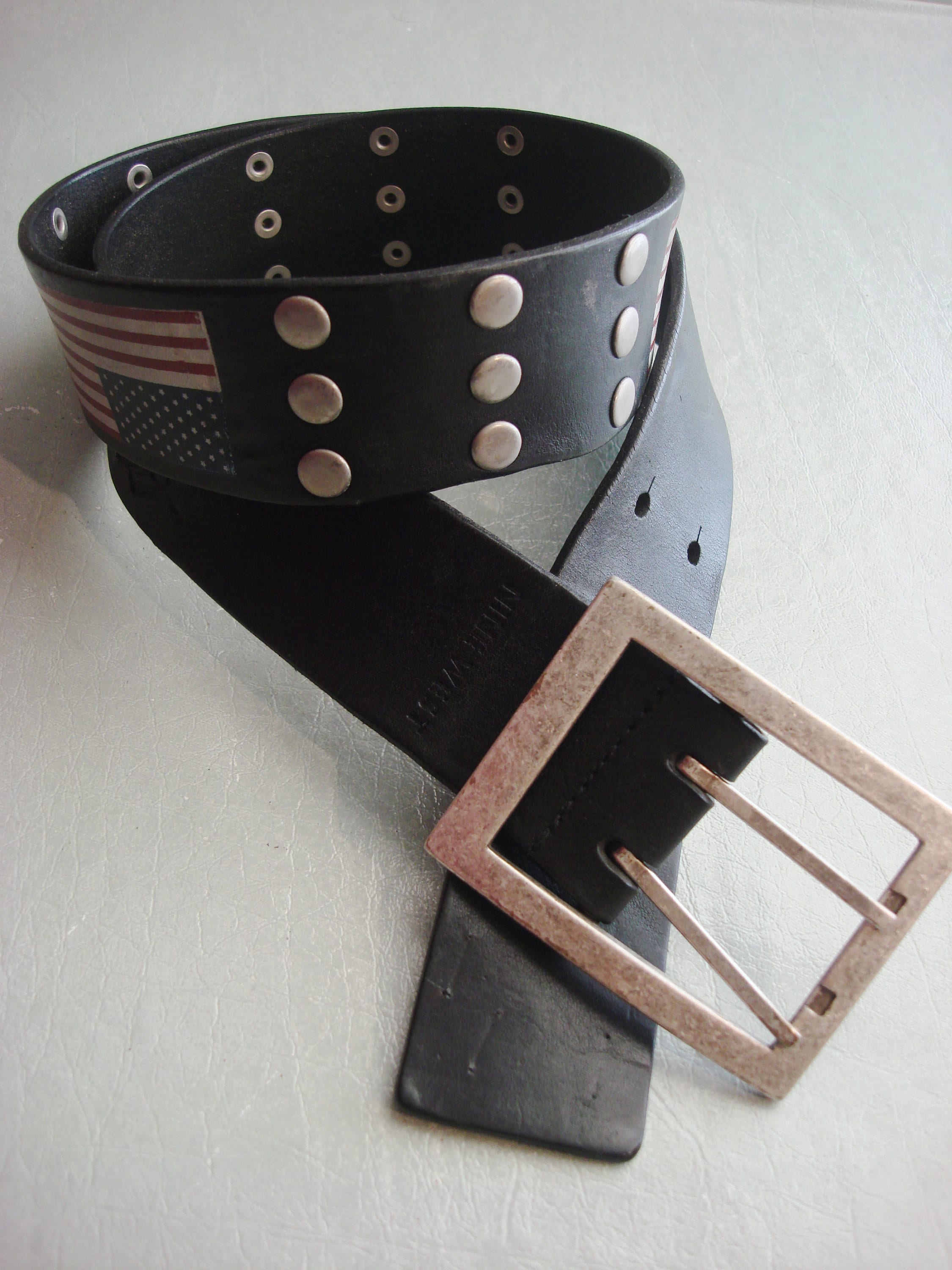 NINEWEST AMERICAN FLAG Belt - Etsy display picture 1