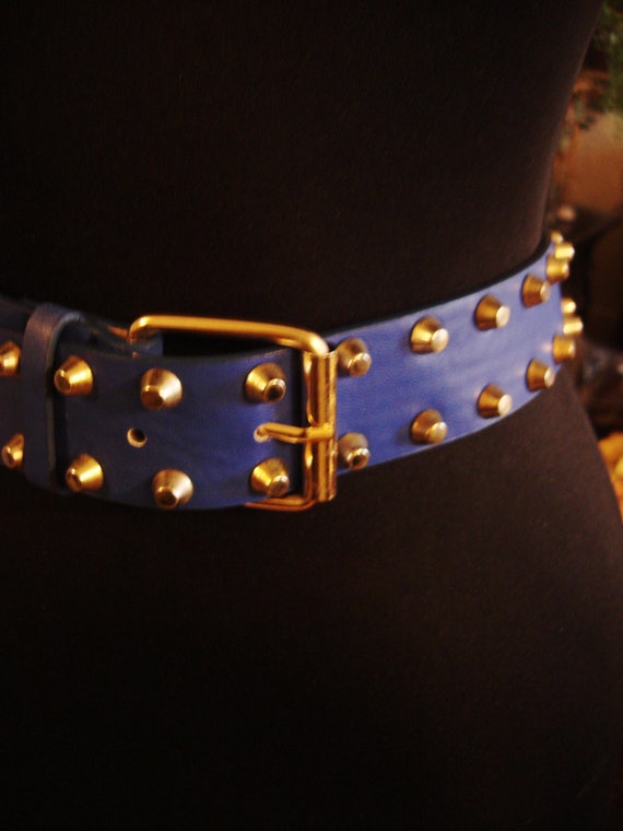 BLUE STUD BELT - image 4