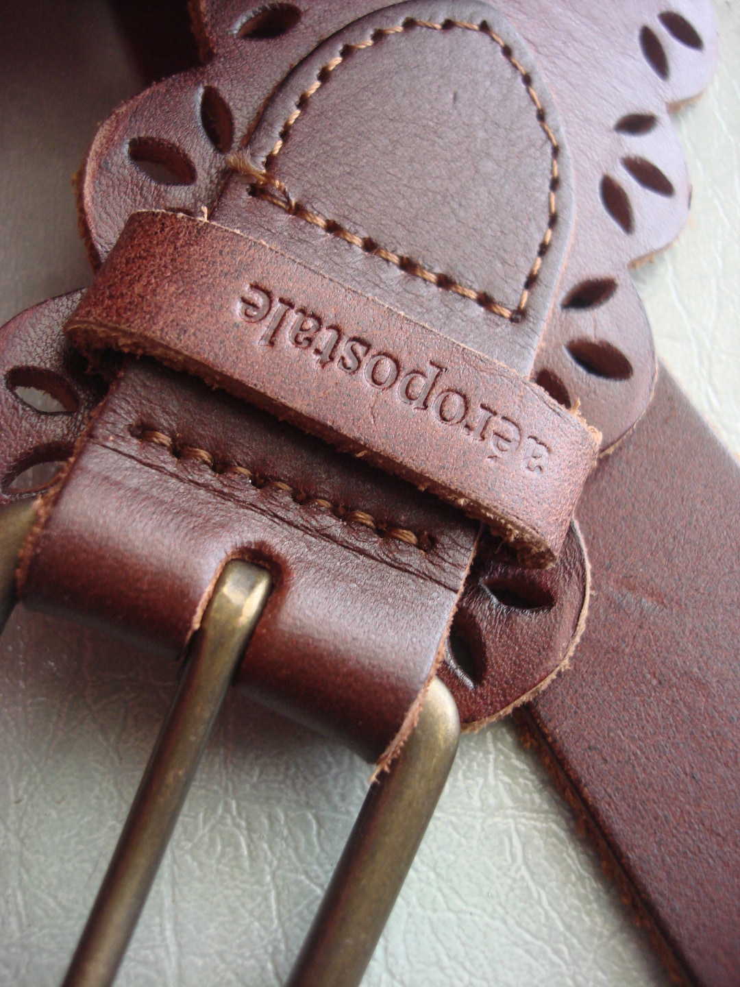 AEROPOSTALE LEATHER BELT Etsy