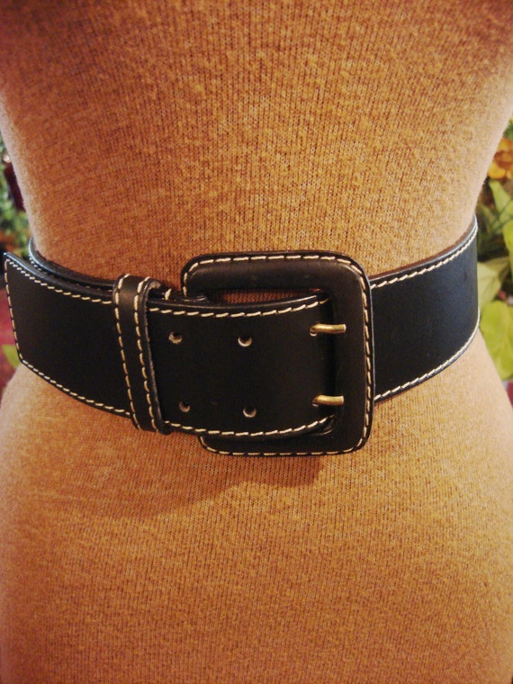 BLACK SQUARE BUCKLE Belt - image 3