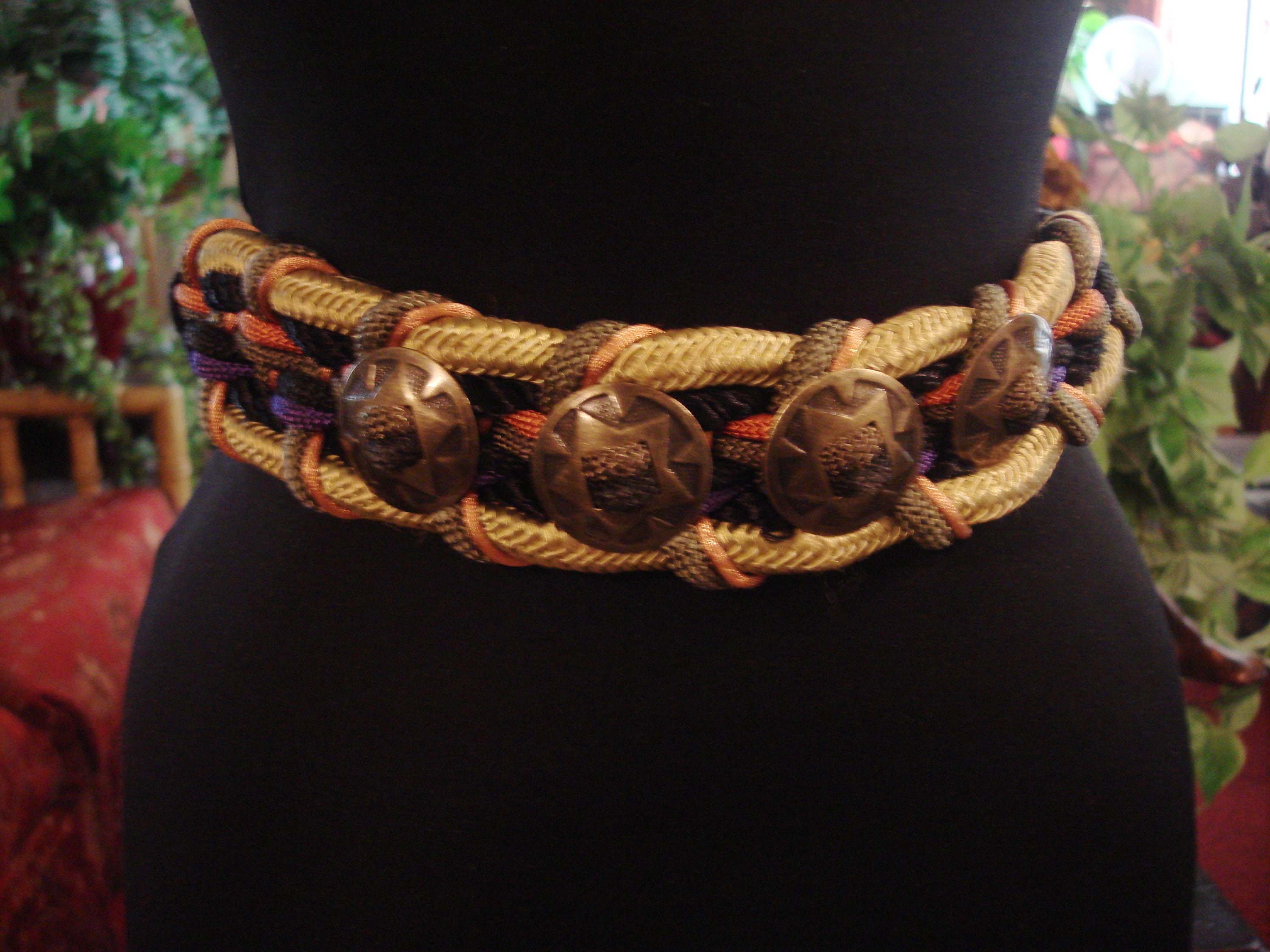 CONCHO AND ROPE Belt - Etsy