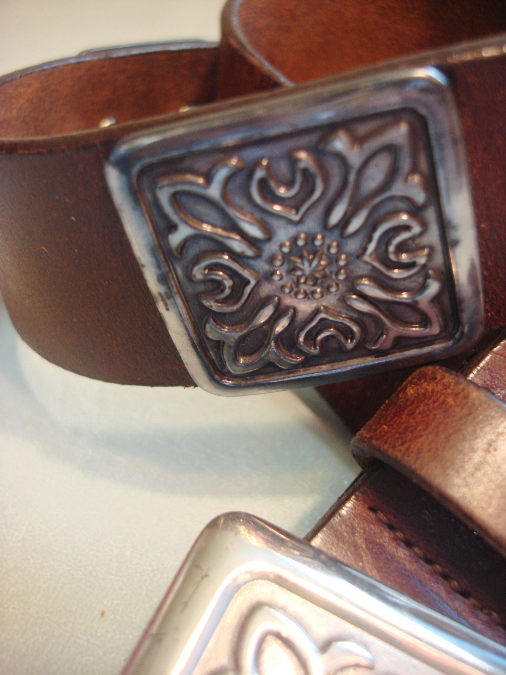 SQUARE CONCHO BELT Etsy