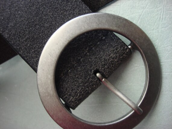 SMOKE GRAY CORSET Leather belt - image 2