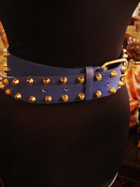 BLUE STUD BELT - image 6