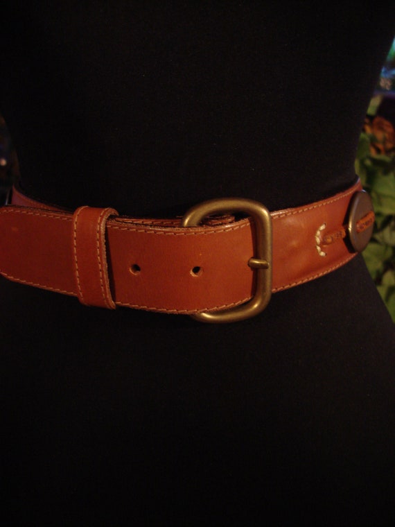 DKNY BROWN LEATHER Belt - image 4