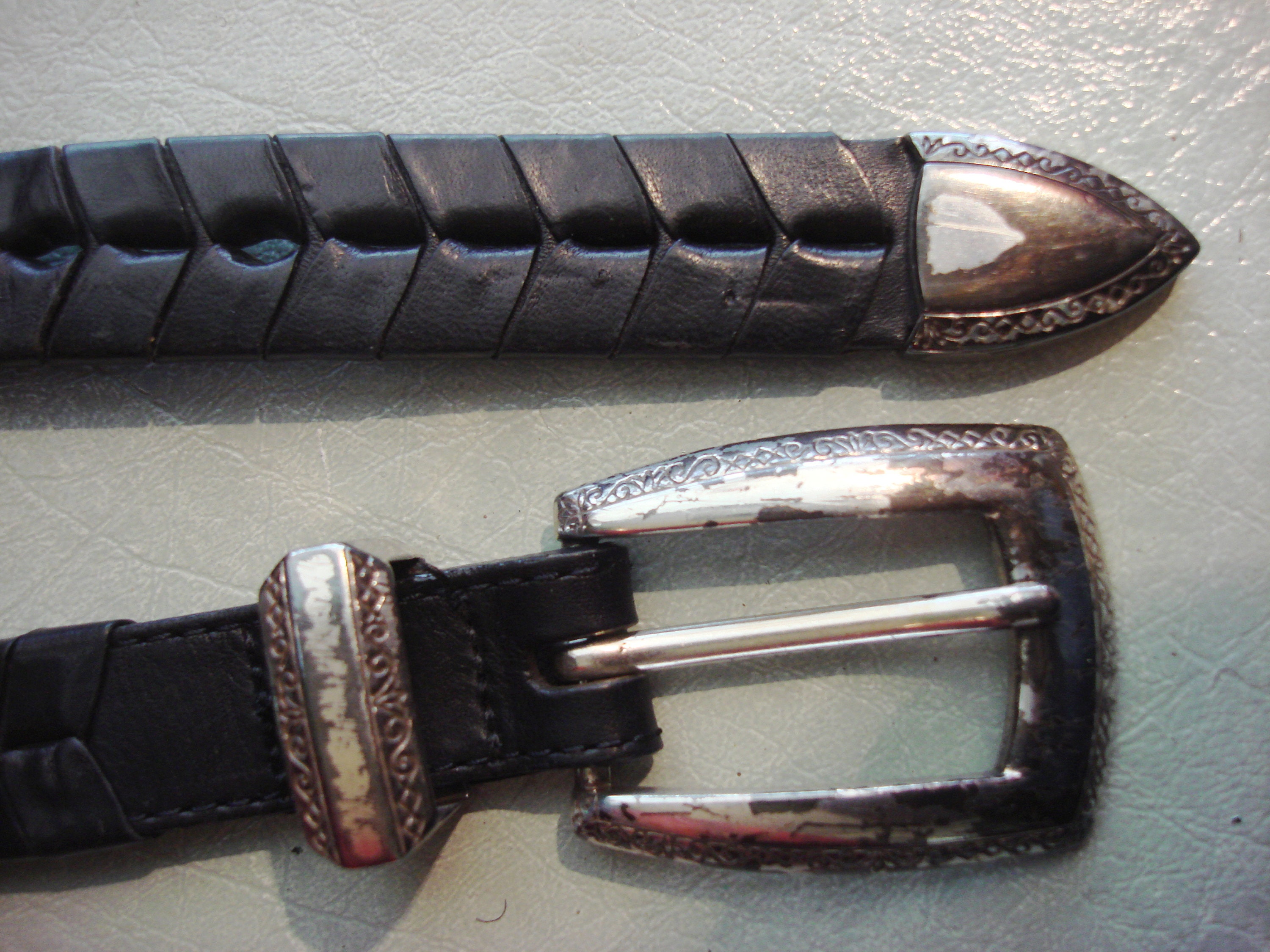BRIGHTON SKINNY BLACK Unisex Belt - Etsy