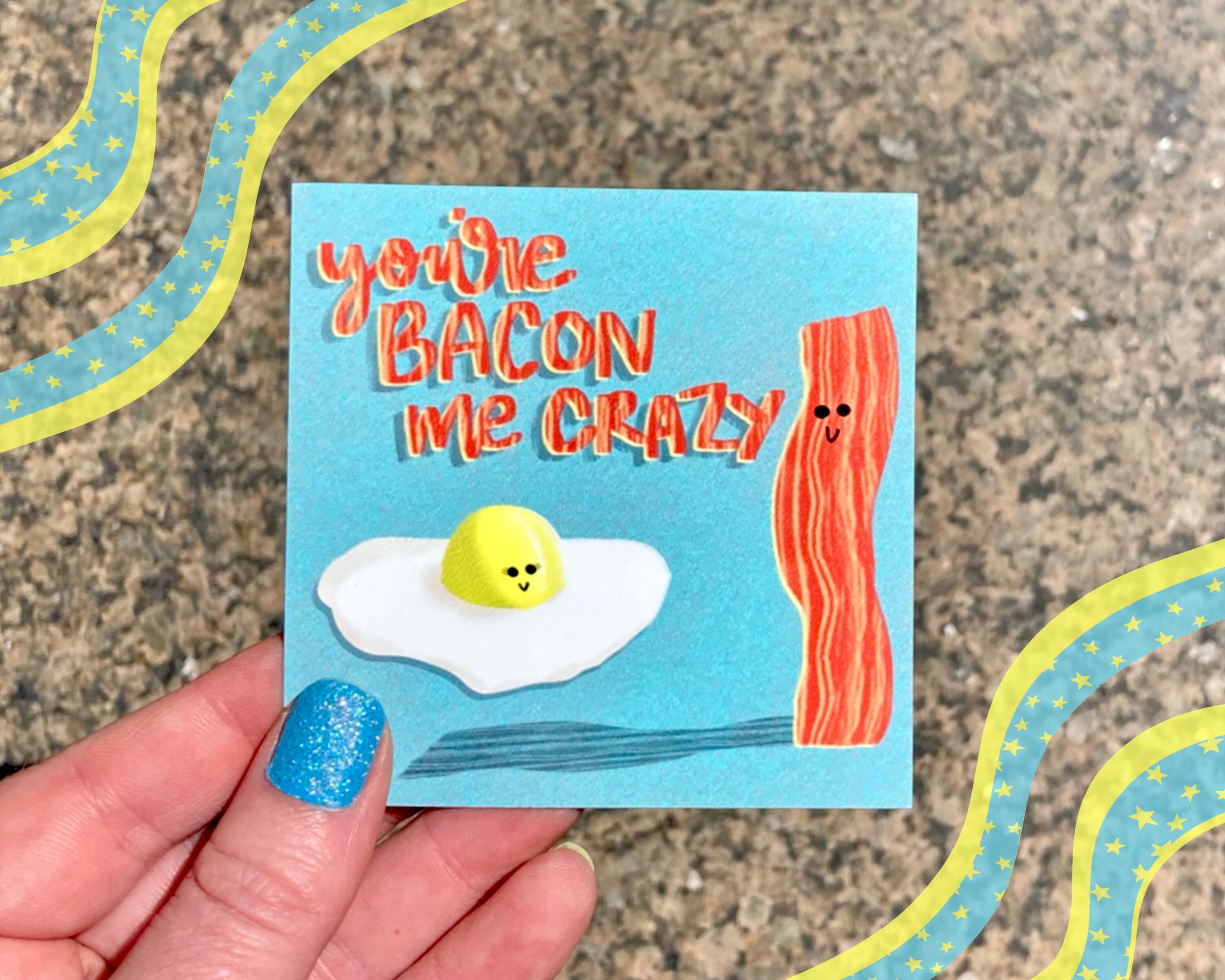 Youre Bacon Me Crazy Bacon and Eggs Funny Etsy