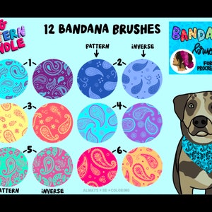 Commercial License Big Pattern Procreate Brush Bundle Save 60%! Over