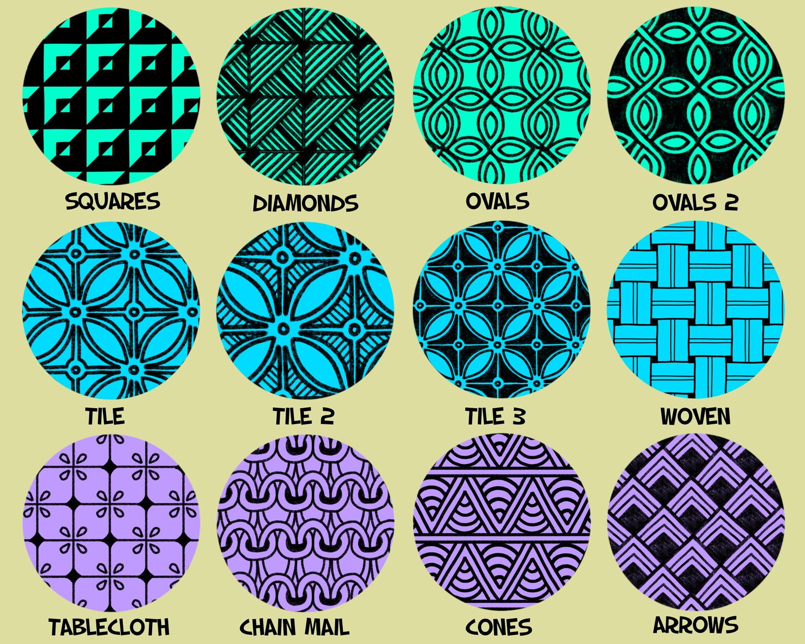 48 Seamless Pattern Zentangle Procreate Brushes Pattern Brush Etsy