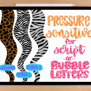 33 Animal Print Procreate Lettering Brushes! Seamless Pattern Brushes ...