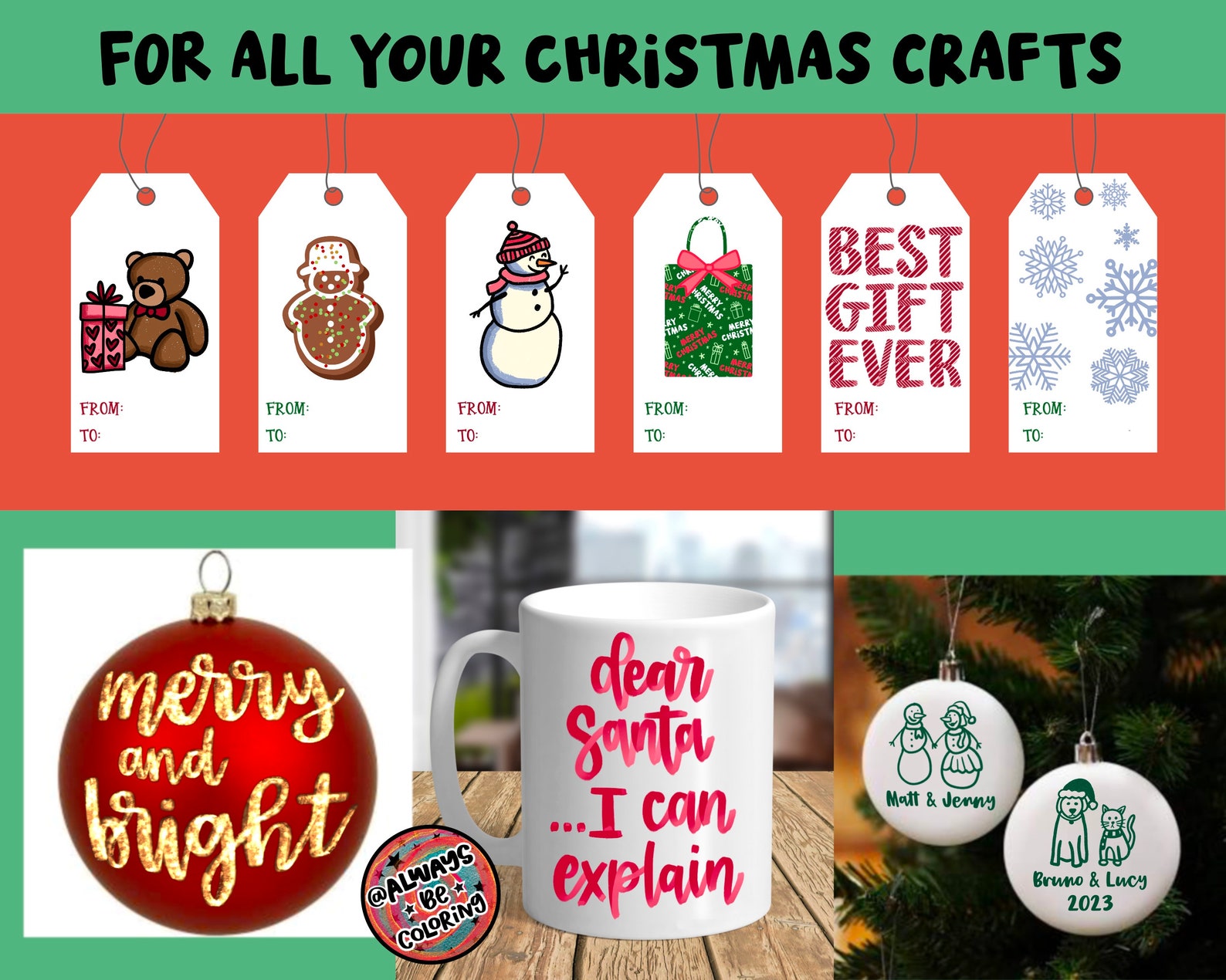 Procreate Huge Holiday Bundle Save 60%! 1005 Procreate Christmas Stamps ...