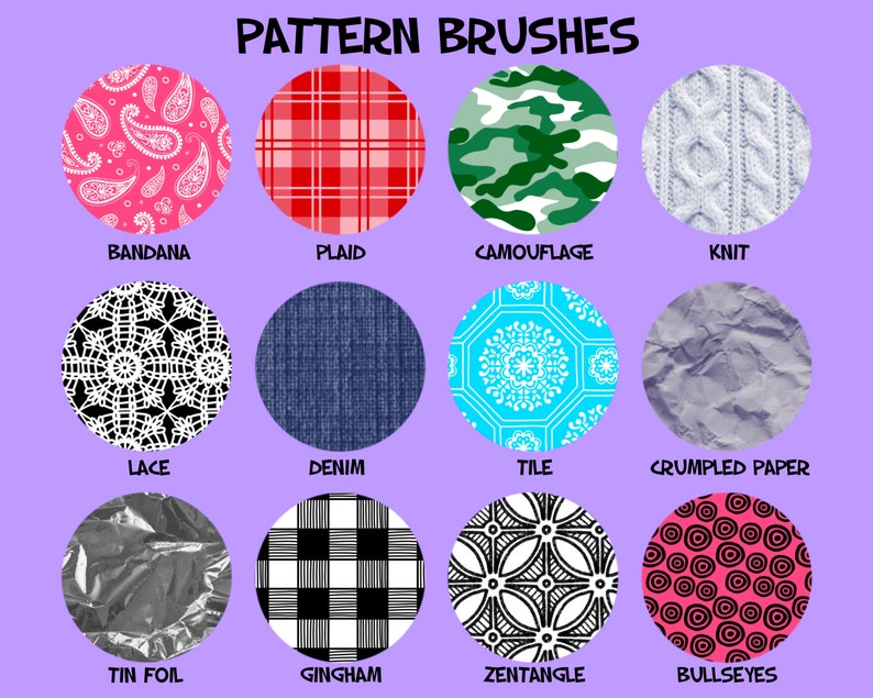 115 of the Best Procreate Brushes! Lettering, Glitter, Pattern, Shader