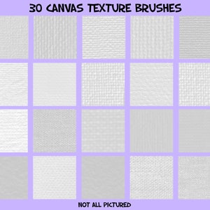 50 Procreate Oil Painting Brushes & 30 Canvas Texture Brushes ...