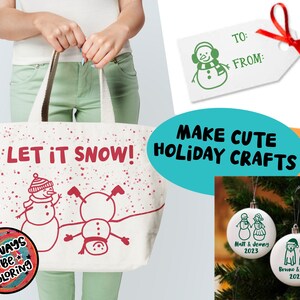 Procreate Christmas Holiday Snowman Set, 21 Procreate Stamp Brushes, 4 ...