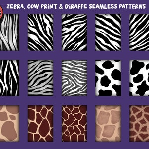 175 Realistic Animal Print Procreate Brushes! Seamless Pattern Brushes ...