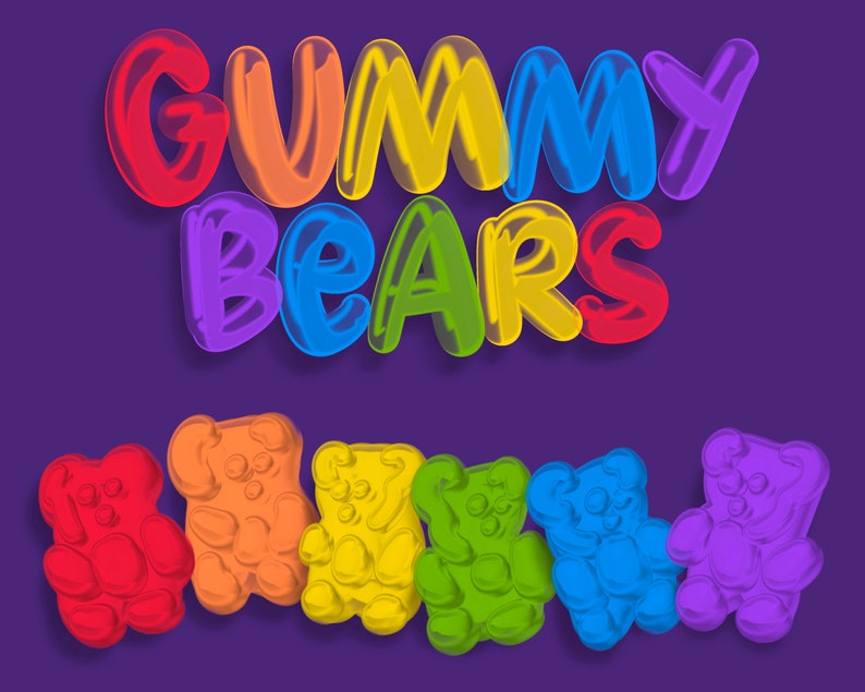 35 Bubble 3D Procreate Brushes! Three Dimensional Digital Procreate Brushes, Lettering Brush Pack, Procreate 3D Set, Hand Lettering Brushes image 7
