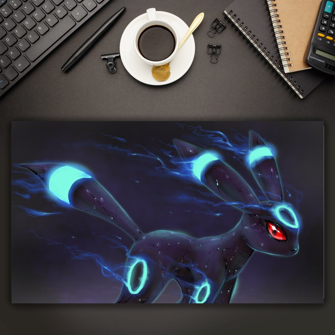 Pokemon Umbreon Shiny Eevee Eeveelution Pokemon Playmat Mat Etsy