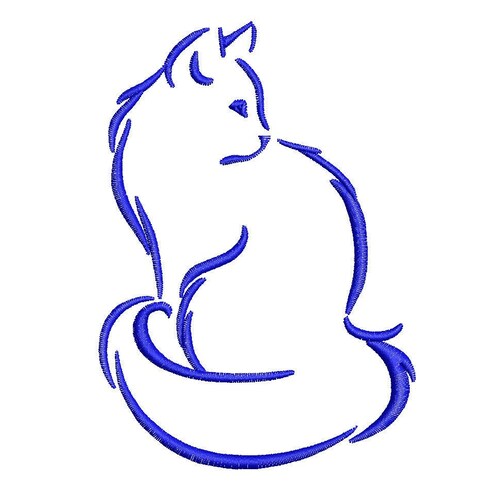 Cat Machine Embroidery Design Embroidery Cat Embroidery Etsy UK