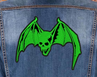 Devilbat back patch. Sew On patch.