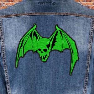 Devilbat back patch. Sew On patch.