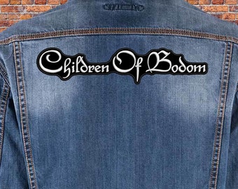Children of Bodom BACK  patch. Sew On patch.