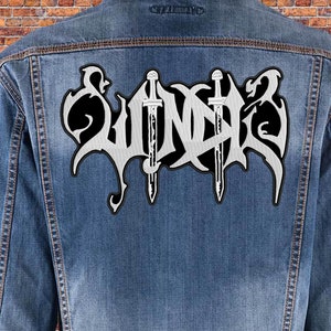 Windir BACK patch. Sew On patch.