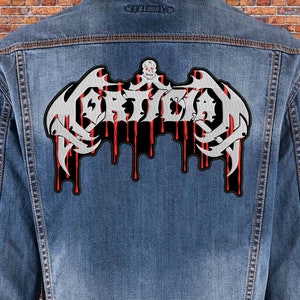 Mortician back patch. Sew On patch.