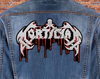 Mortician back patch. Sew On patch.