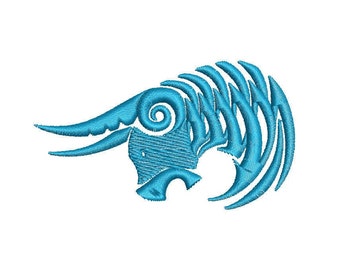 SET di 3 "e 5" Taurus segno zodiacale macchina ricamo design