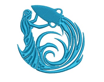May include: A blue stylised illustration of the astrological sign Aquarius, depicting a figure pouring water from a pitcher.