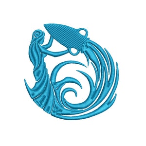 ZESTAW 3" i 5" znaków zodiaku Wodnik do haftu maszynowego