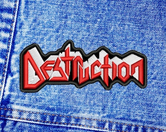 Destruction patch. Sew On patch.