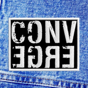 Converge Aufnäher. Aufnäher zum annähen.