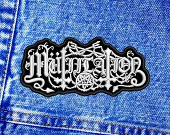 Verstümmelter Aufnäher. Aufnäher zum annähen.
