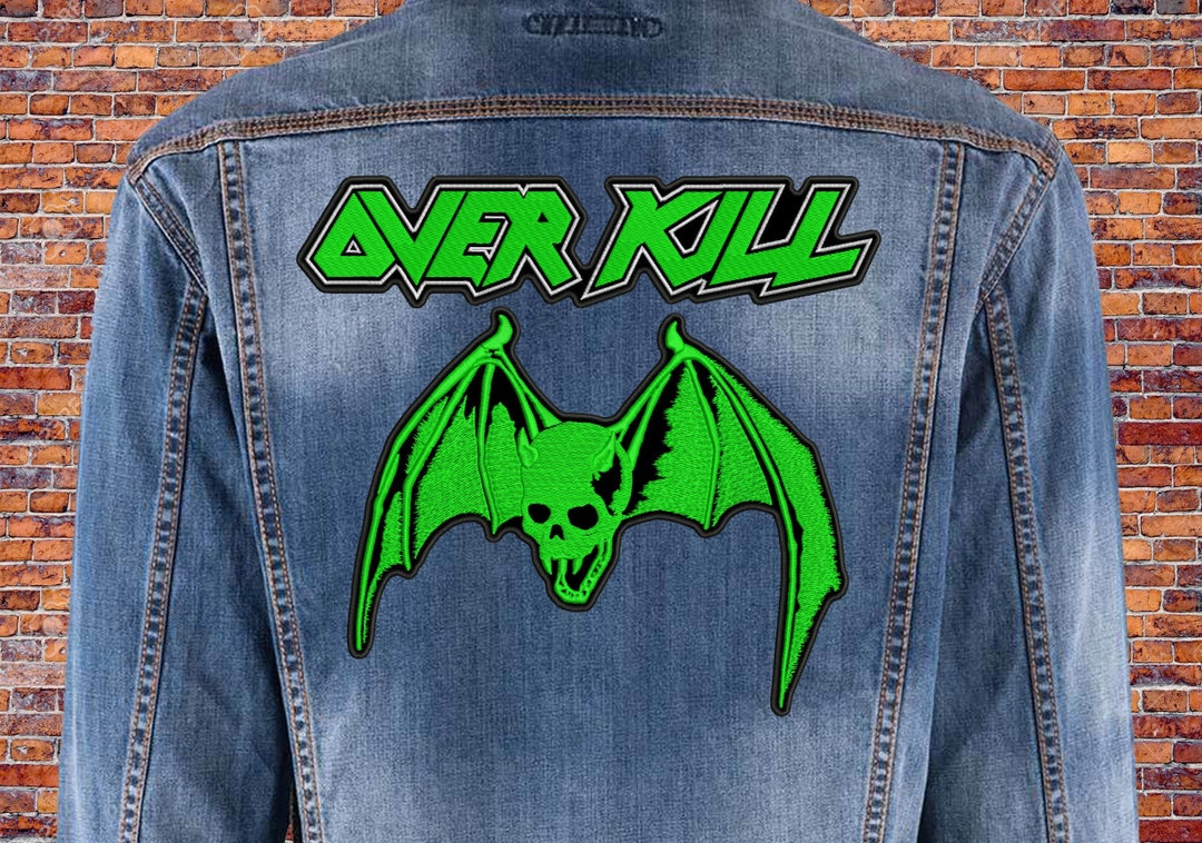 Overkill Back Patch SET. Sew on Patch. - Etsy