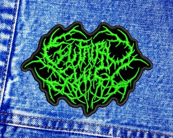 Guttural Slug patch. Sew On patch.