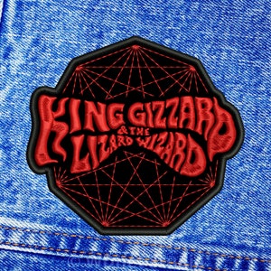 King Gizzard & The Lizard Wizard patch. Sew On patch.