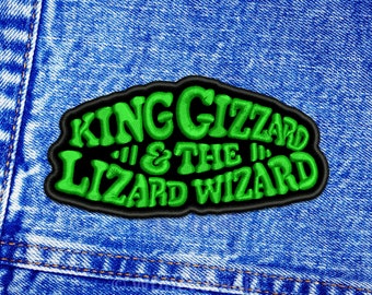 King Gizzard & The Lizard Wizard patch. Sew On patch.