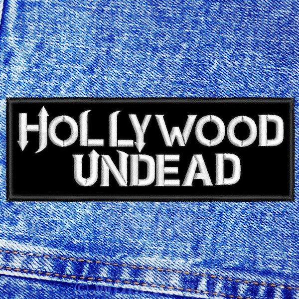 Hollywood Undead patch. Sew On patch.